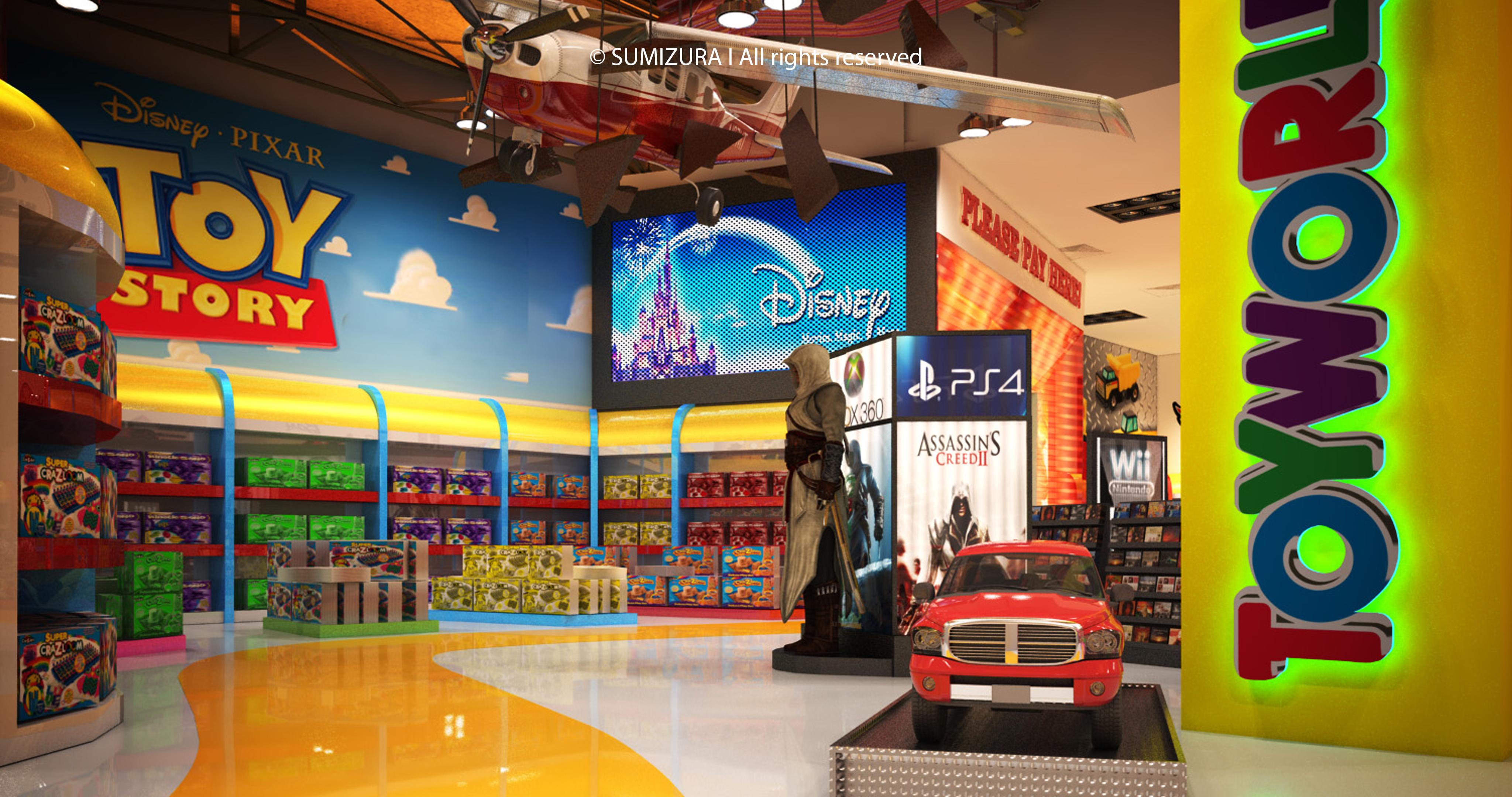 TOY WORLD MALL OF ARABIA  ENTERTAINMENT KIDS AREA